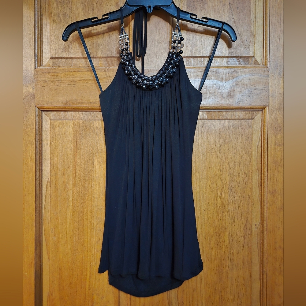 B-Wear Black Halter Top